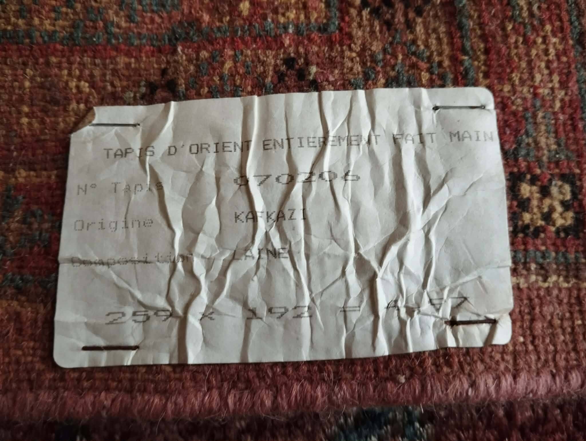 Handmade Pakistani Caucasian rug 259x192cm