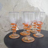 Handmade stemware or ice cups