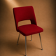 Fauteuil post moderne tweed Suisse Circa 1970