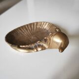 Empty art nouveau pocket in bronze