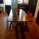 Scandinavian dining table with extensions