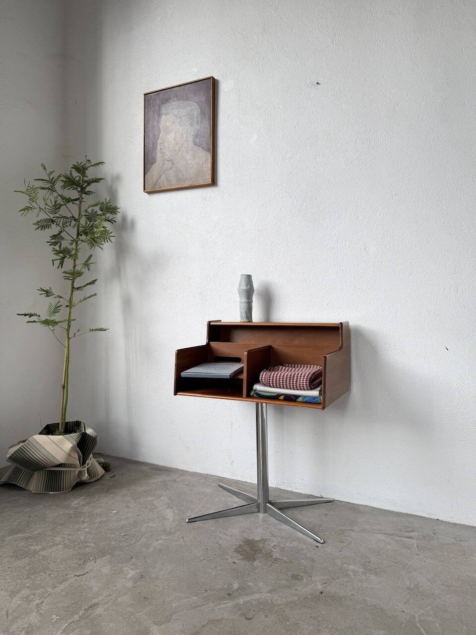 Meuble console ou petit bureau Fimsa Roma Italy teck
