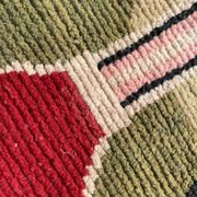 Large Moroccan Berber Rug Boujaad in Wool ideal Living room or bedroom, 200x290 cm