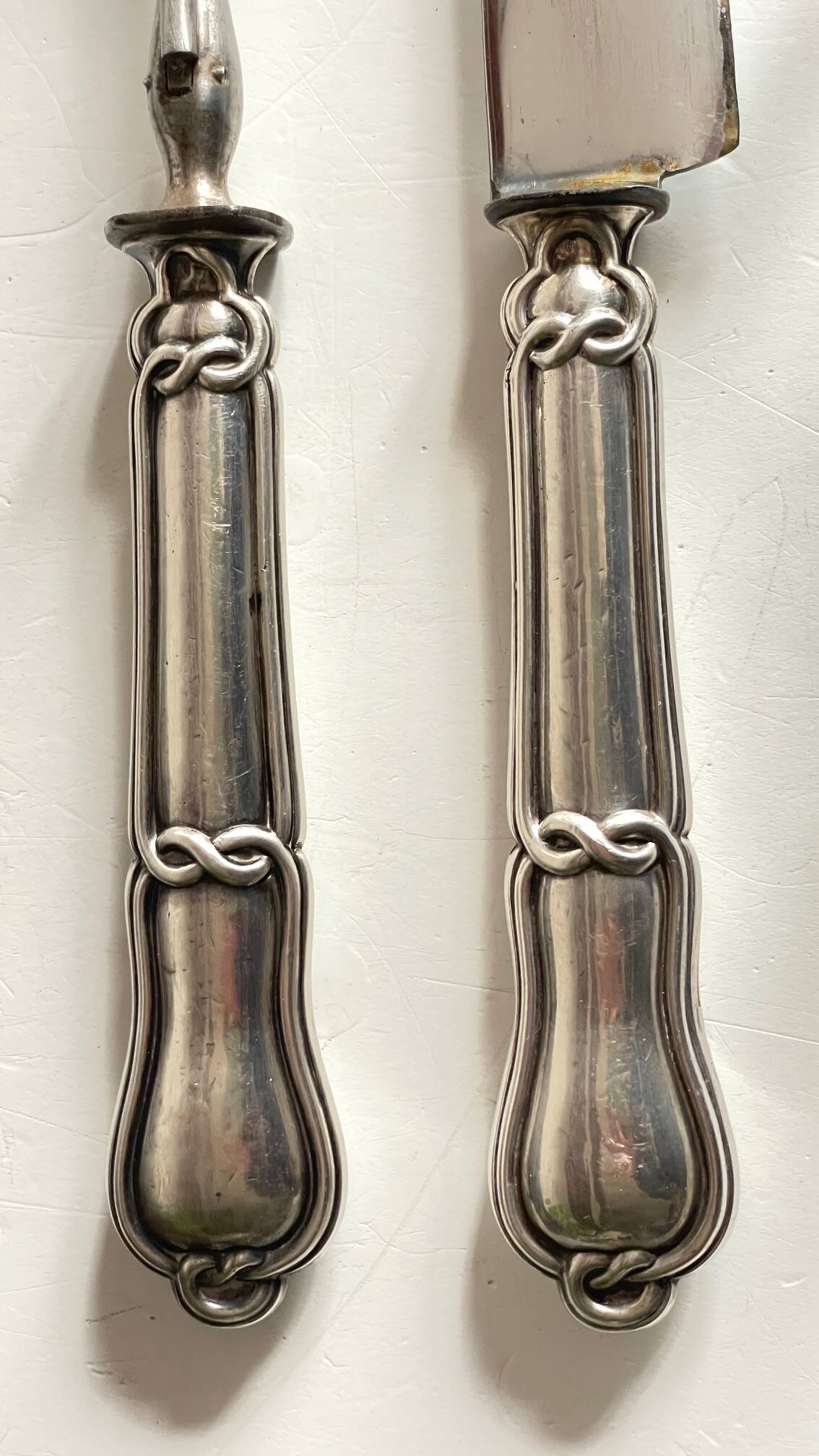 Silver and Silver-Plated Meat Cutlery PARIS