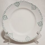 Lot de 10 assiettes plates en terre de fer