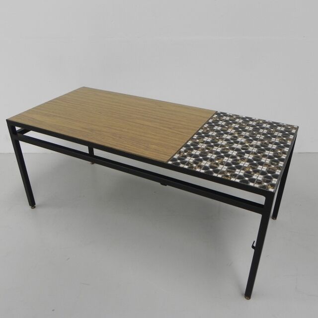 Vintage coffee table, tile table
