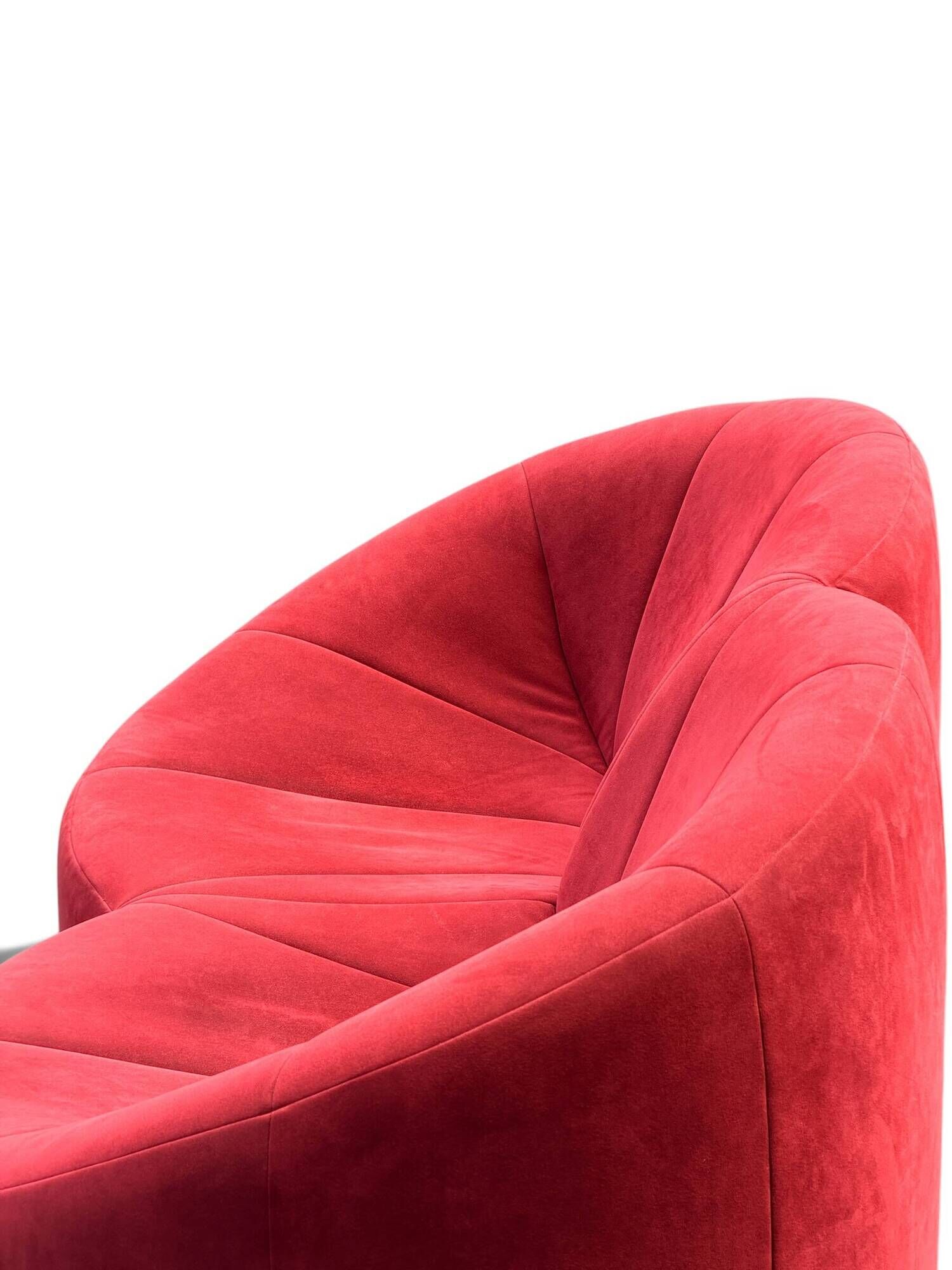 Red Pumpkin Sofa for 2 - Pierre Paulin - Ligne Roset (circa 2000)