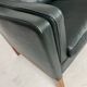 Danish leather sofa couch by Skippers furniture 70s 80s Design