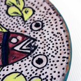 Decorative plate in sandstone 1930