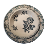 Duo of hollow dishes in Sarreguemines earthenware