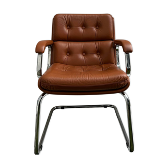 Fauteuil cuir vintage