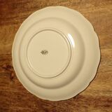 Plat Lunéville réverbère rond Ø30cm