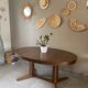 Vintage oval Baumann table