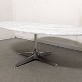 Oval marble coffee table by Horst Brüning, 1960s-1970s