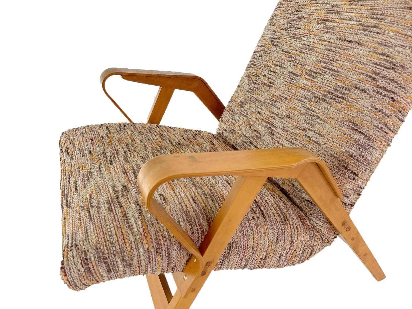 Vintage no. 24-23 armchair by františek jirák for tatra nabytok pravenec