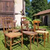 Set of 6 old chairs