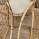 Rattan living room, set of 2 armchairs and a coffee table
