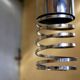 Vintage chrome metal hanging
