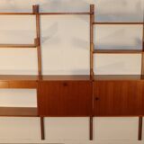 Modular wall bookcase, Minvielle edition by ARP – 1960