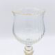 Set of 7 Galo crystal wine glasses