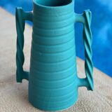 Large vase with wavy handles