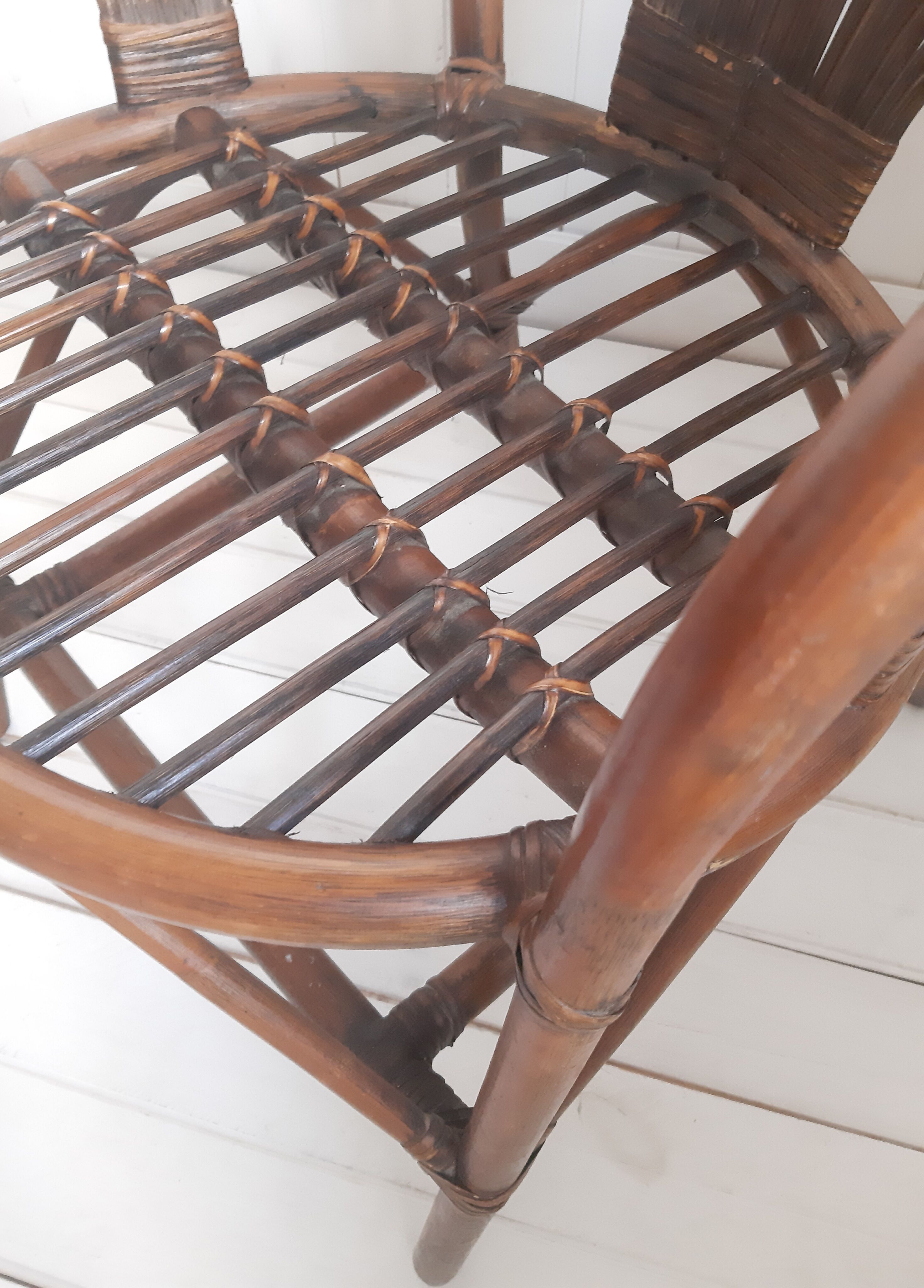 Chair rattan armchair