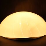 1970s Large Plastic Flush-Mount Light by Molin, Italy