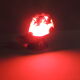Lampe coquillage faience barbotine