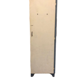 Old metal cabinet 4 shelves and hospital cloakroom