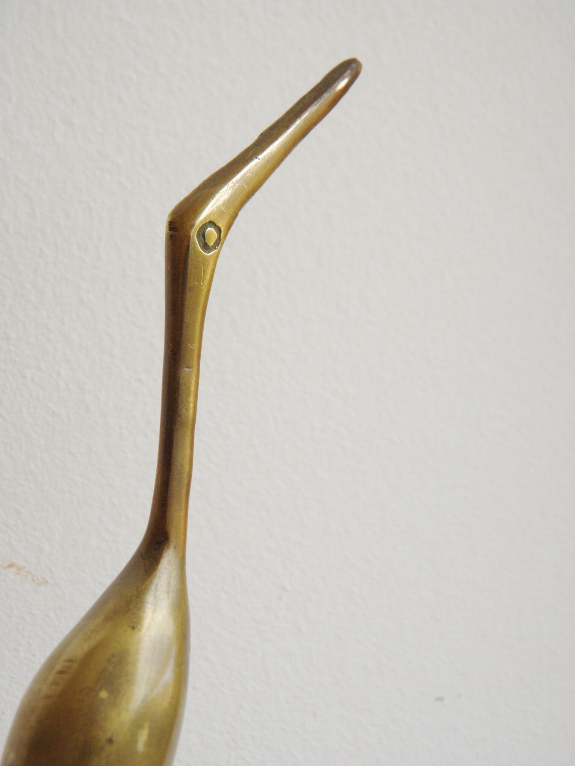 Couple of herons in brass, 70s
