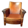 French leather armchair – Art Deco ca. 1915-1920