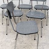 Set of 6 Formica chairs