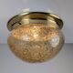 Murano Glass Ceiling Lamp with Caramel Effect, 1960s