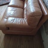 Canapé cuir  année 70