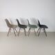 DSW side chairs by Charles & Ray Eames pour Herman Miller