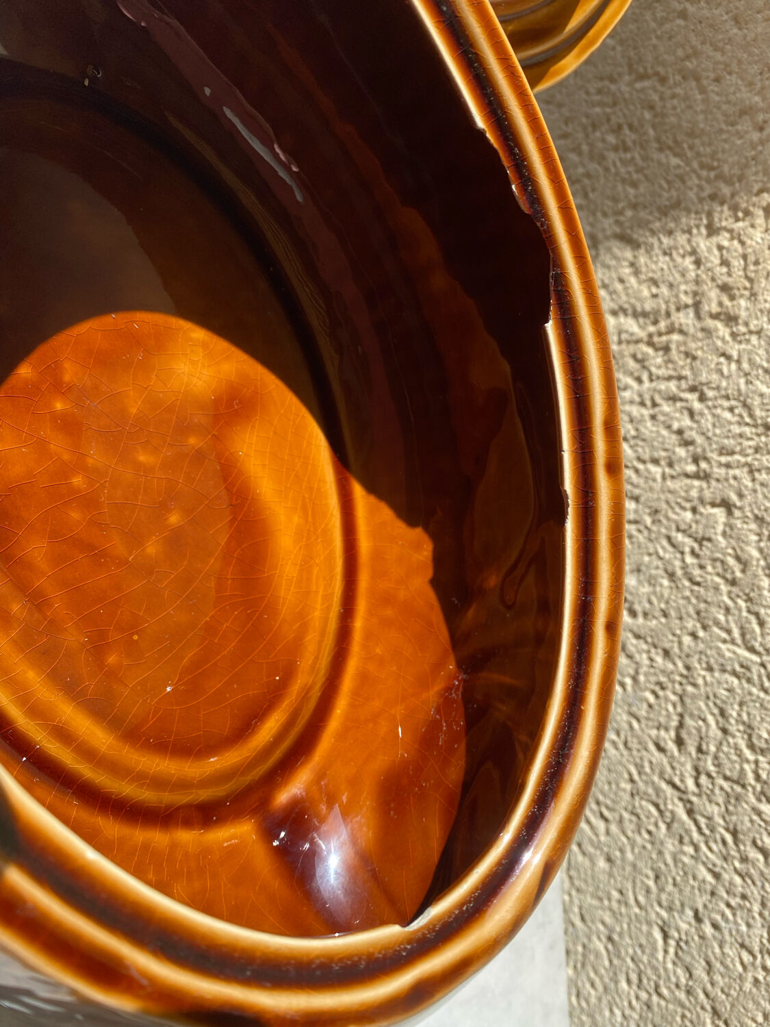 Ceramic fish tureen from sarreguemines