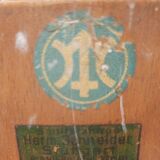 Vintage chair made of tube and wood