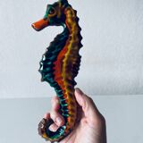 Ceramic wall seahorse