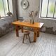 Farmhouse table, mountain furniture from the 50s