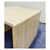 Vintage side table travertine