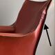Cognac leather Cab lounge chair by Mario Bellini, 1970s