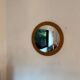 Minimalist brown mirror, 1960s