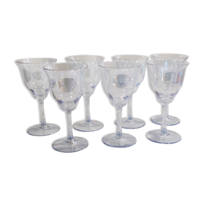 verres à vin en cristal