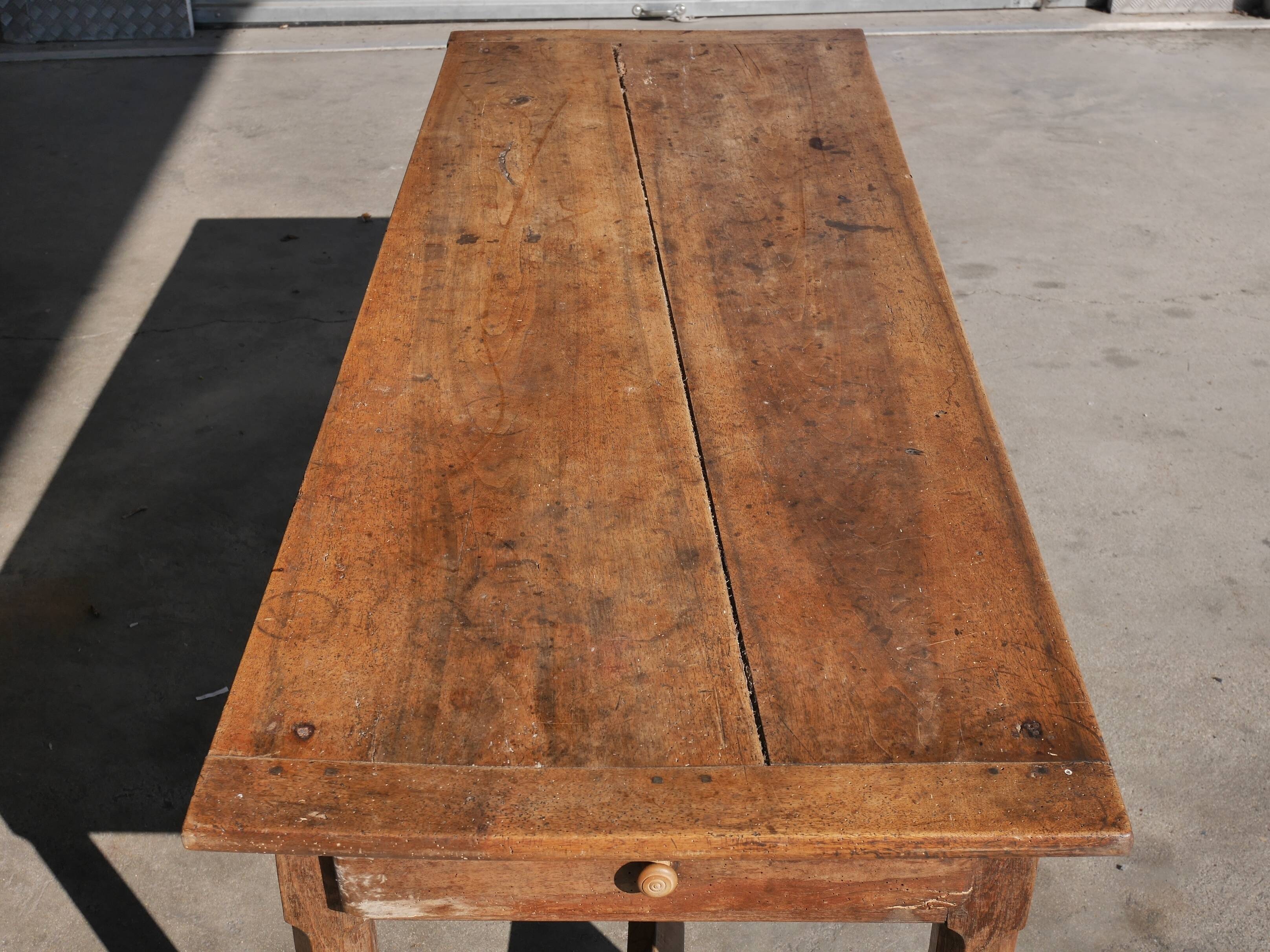 Oak farm table