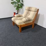 Set de salon vintage des années 70 en teck 6 pièces