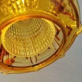 Swedish hanging lamp by Carl Fagerlund for Orrefors glass factory 1970s.