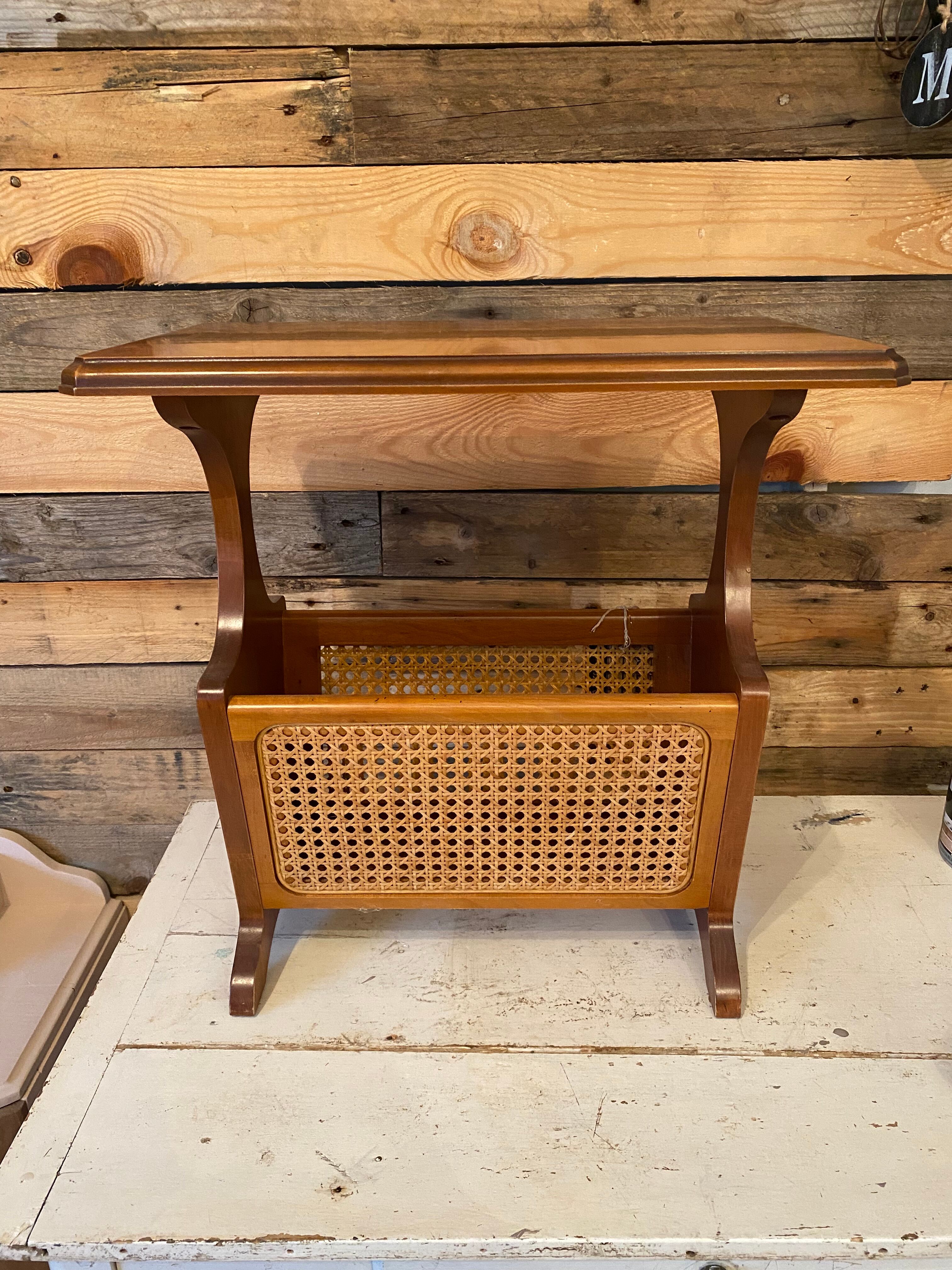 Wood and canning magazine holder