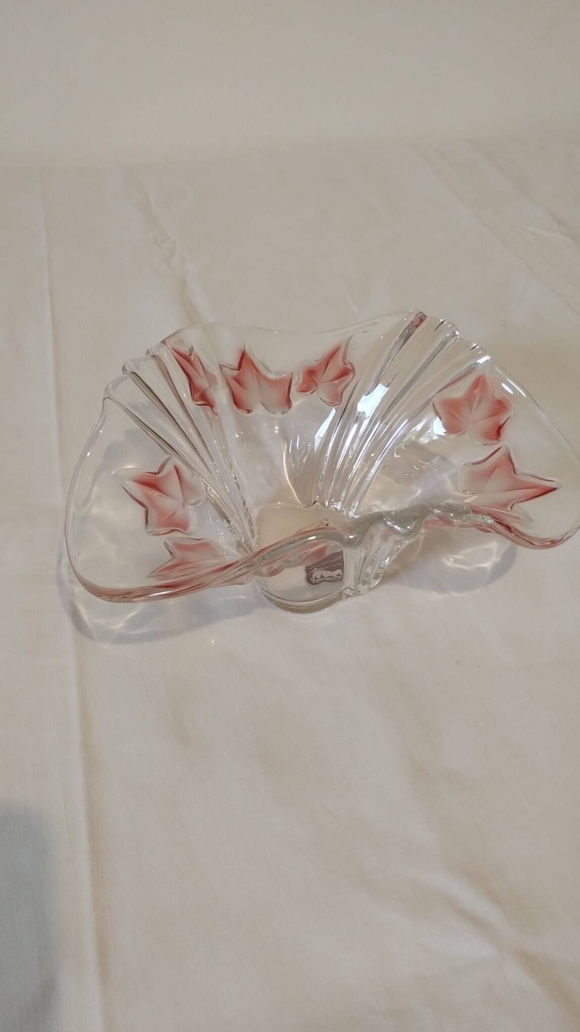 Crystal pocket tray by Walther Glas