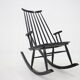 1960s Varjosen Puunjalostus Beech Rocking Chair, Finland