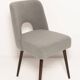 'Shell' Chair in Grey Boucle, Europe, 1960s